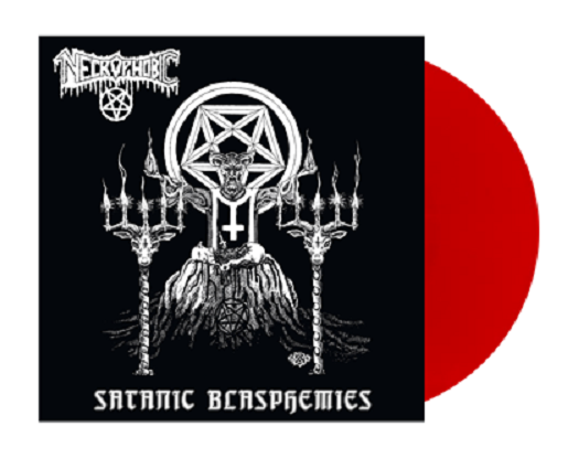 Necrophobic - 'Satanic Blasphemies' Ltd Ed. 180gm Red vinyl and Poster. (Only 1000 worldwide!) 